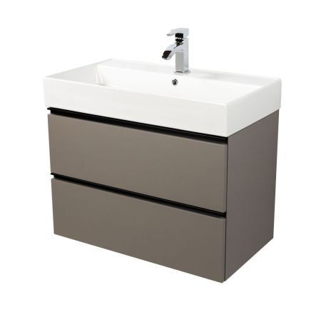 Комплект мебели Visobath Granada, 800 мм, цвет кварцевый матовый лак (Quarzo), артикул 76543/Quarzo