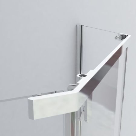 Душевой уголок Vincea Stresa 100x100 VSP-1S100CL профиль Хром стекло прозрачное, артикул VSP-1S100CL