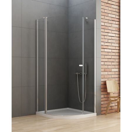 Душевое ограждение NEW TRENDY NEW SOLEO  100x100x195 K-0417 (хром), артикул K-0417