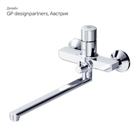 F85A90500 X-Joy, TouchReel д/ванны/душа, излив 300 мм, хром, шт.