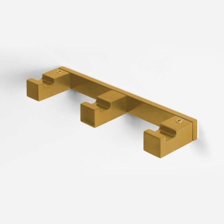 Colombo MiniQ Крючок тройной, цвет: золото матовое, артикул CD137.OM