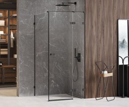 Душевое ограждение NEW TRENDY AVEXA BLACK 120x100x200 EXK-1603 (черный), артикул EXK-1603