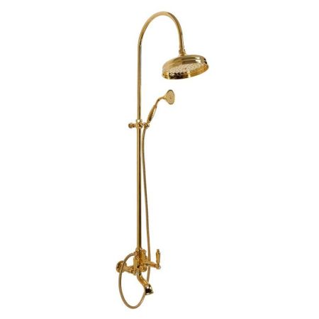 Душевая стойка со смесителем для ванны, верхнего и ручного душа CEZARES FIRST-CVD, артикул FIRST-CVD-01-Bi