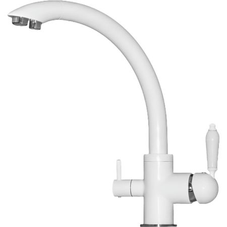 Смеситель Seaman Barcelone SSL-5382 Snow - Белый глянец, артикул SSL-5382-Snow