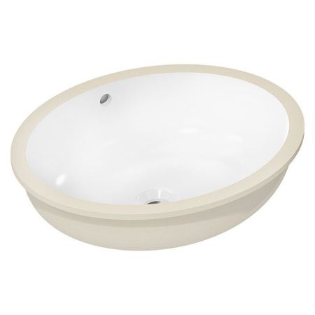 Раковина, Hansgrohe, Xuniva D, ширина, мм-450, глубина, мм-350, высота, мм-180, тип установки-встраиваемый, отверстия для смесителя-отсутствуют, с переливом, материал-керамика, крепления в комплекте, цвет-белый