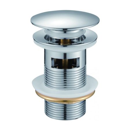 Донный клапан для раковины с переливом Maretti AC19P24015, хром, артикул AC19P24015