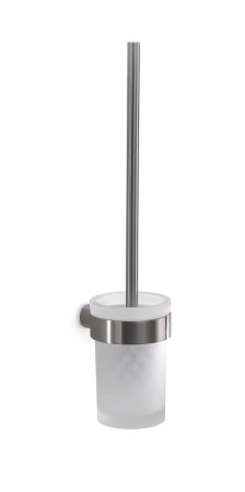 Gedy Pirenei, настенный стеклянный ёрш, цвет зачищенный хром, артикул PI33/03(38)