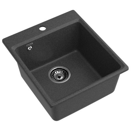 Кухонная мойка GranFest GF-LV-420, графит, артикул GF-LV-420 графит