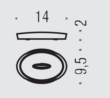 Colombo Plus W4940 Мыльница настольная, цвет: хром, артикул W4940.CR