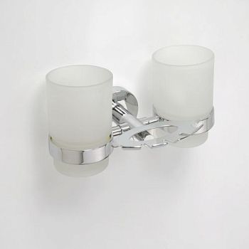 Держатель зубных щеток OMEGA со стаканами 190*95*125мм