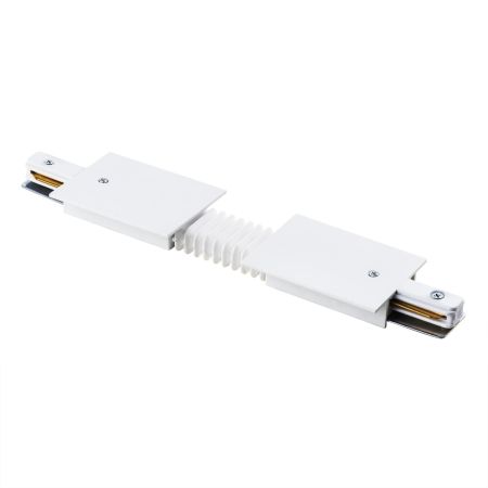 Соединитель регулируемый гибкий однофазный для встраиваемых треков Barra Lightstar 501156, артикул 501156