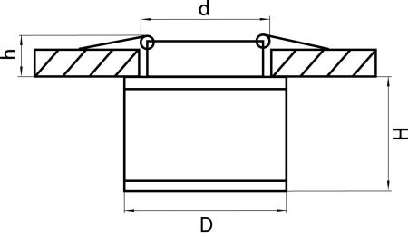 Светильник точечный встраиваемый декоративный со встроенными светодиодами Maturo Lightstar 072272, артикул 072272