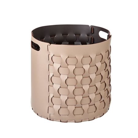 ADJ Круглая корзина Dubai, D40xH40 см., цвет: капучино/шоколад, артикул 2050.04/06