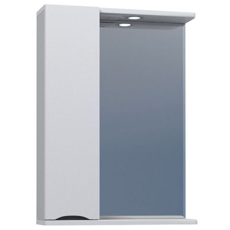 Зеркало со шкафом Vigo Minor 50 L с подсветкой Белое