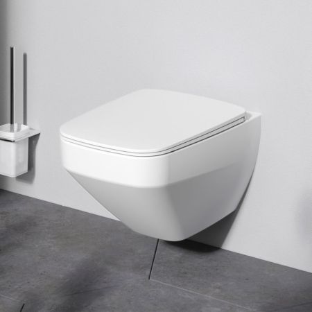 C50A1700MWSC Inspire V2.0 подвесной унитаз FlashClean с сиденьем микролифт, бел мат