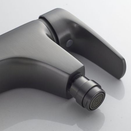 Смеситель для биде Shevanik S5007T, оружейная сталь