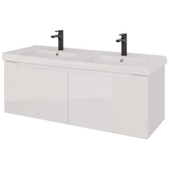 Тумба под раковину подвесная Dreja W 125 см, белый