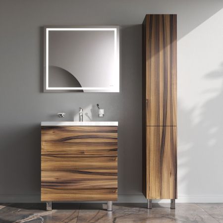 M90FSX0752HF Gem, База под раковину, напольная, 75 см, 2 ящика, цвет: орех, артикул M90FSX0752HF