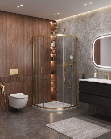 MOLVENO-R-2-100-C-BORO-IV Душевой уголок, артикул MOLVENO-R-2-100-C-BORO-IV