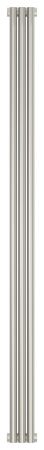 Отопительный радиатор ЭСТЕТ-00 н/ж 1800х135 / 3 сек (МУАР Темный Титан), артикул 15-0332-1803