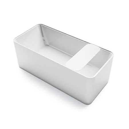 GRUPPO TREESSE Cross Ванна отдельностоящая 1600х730х600 мм., с сливом-переливом и сифоном, SOLID SURFACE, цвет белый глянцевый, артикул V396BL