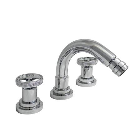 Nicolazzi Arena Смеситель для биде на 3 отвертсвия, излив: 135 мм, цвет: хром, артикул 3315CR44