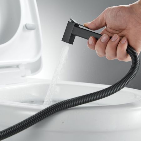 Гигиенический душ со смесителем Raffine F237H, черный