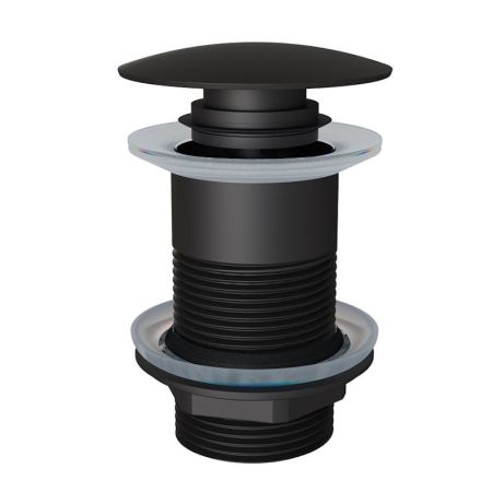 Донный клапан для раковины без перелива Knotlor BM9010BL, черный