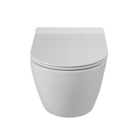 Унитаз подвесной безободковый со смывом TORNADO BelBagno SFERA-TOR, артикул BB046CH-TOR