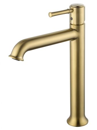 Смеситель для раковины высокий WONZON & WOGHAND TOR, Брашированное золото (WW-88019073-BG), артикул WW-88019073-BG