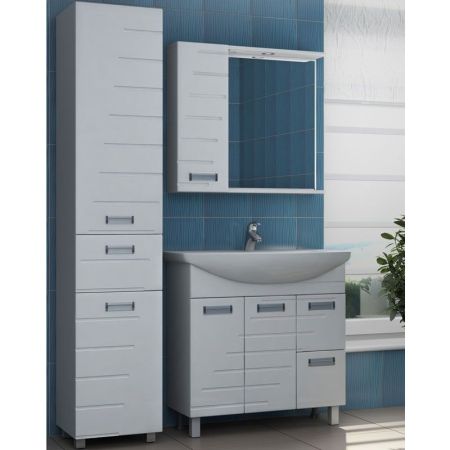 Тумба под раковину Vigo Diana 80 Белая, артикул Diana-2-800(Балтика)