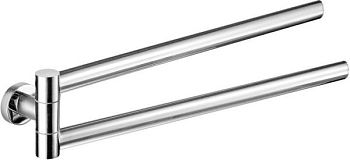 Gedy Demetra, полотенцедержатель двойной поворотный, цвет хром