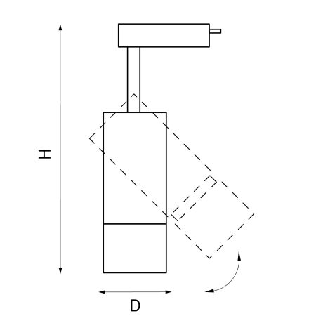 Светильник светодиодный для 1-фазного трека Volta Lightstar 229136, артикул 229136