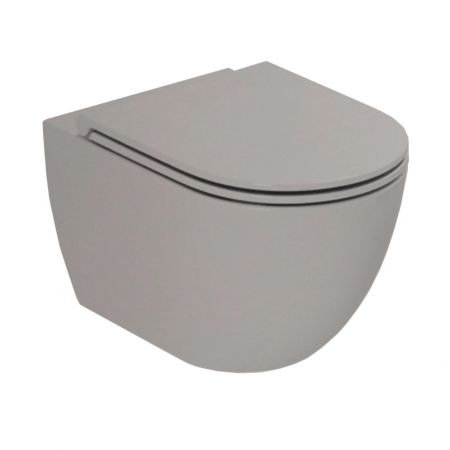 AZZURRA COMODA Сиденье быстросъемное для унитаза, цвет cenere, с микролифтом, артикул COM 1800 CE/F