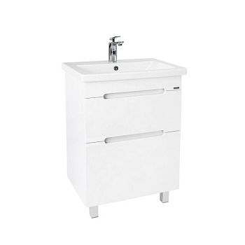 Тумба VIANT "Марсель" 2 ящика белая 430х560х820 под раковину .S-UM-COM60/1-w (COMO 60) (VMAR60CO-T2Y)