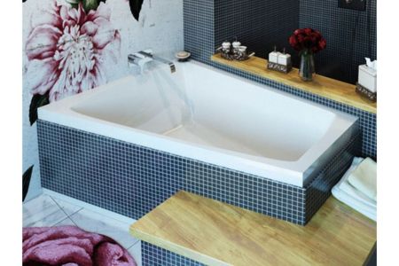 Ванна акриловая левосторонняя Vayer Trinity Гл000008156, 160x120, артикул Гл000008156