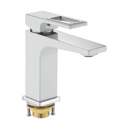 Смеситель для раковины Shevanik S9001F, белый/хром, артикул S9001F