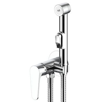 Гигиенический душ со смесителем встраиваемый ESKO KZSMH, хром