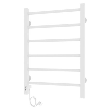 Полотенцесушитель электро "Феличия ЧК6 400х600", белый муар, левый
