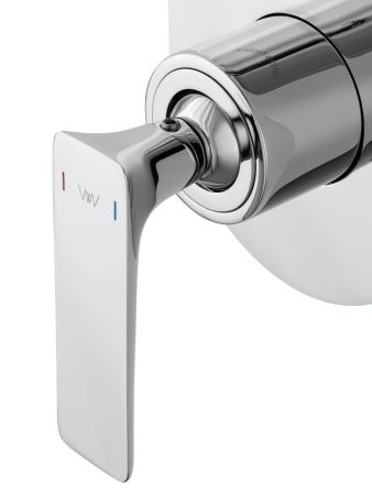 Смеситель для ванны встраиваемый WONZON & WOGHAND SHARK, Хром (WW-483700-CR)