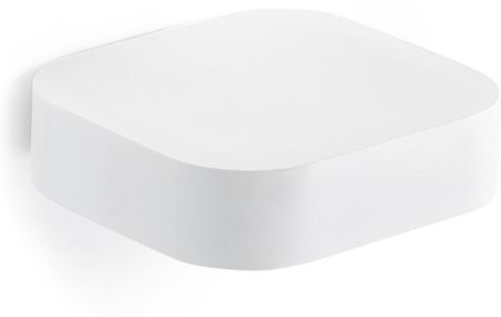 Gedy Outline, настенная металлическая мыльница, цвет белый матовый, артикул 3212(22)