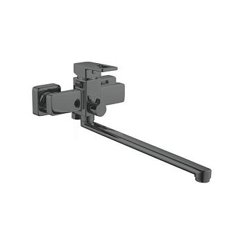 Смеситель для ванны Shevanik S8222T, оружейная сталь