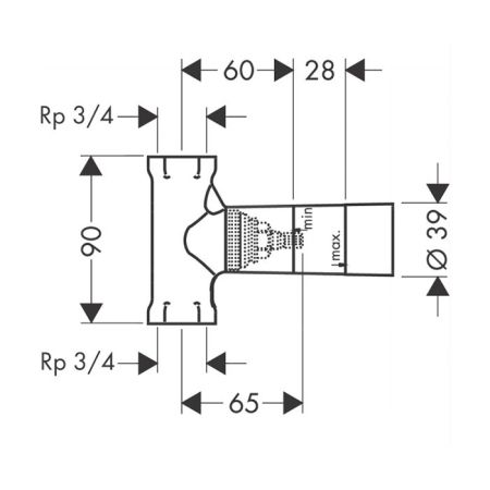 AX  Скрытая часть для запорного вентиля, 130 л/мин, артикул 16970180