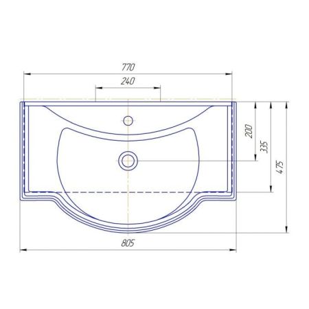 Умывальник "Классик 80"