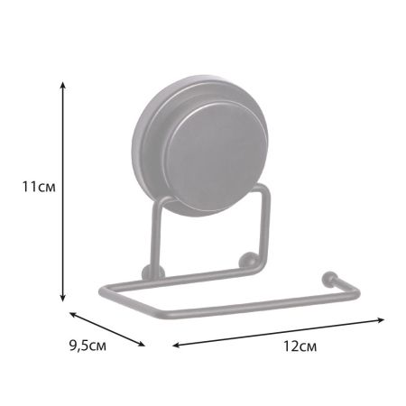 Держатель для туалетной бумаги FIXSEN MAGIC BLACK FX-45010B, черный, артикул FX-45010B