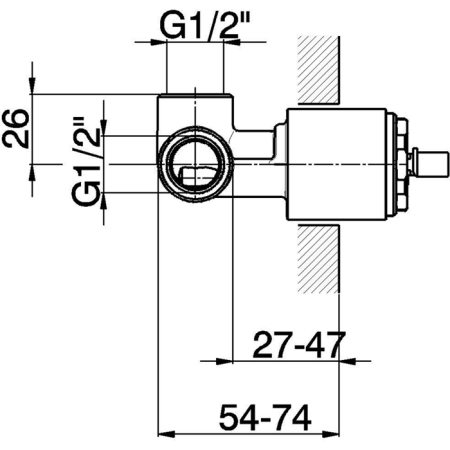 HUBER Встраиваемая часть однорычажного смесителя для душа, артикул ZB00530004 Акция