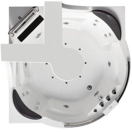 Акриловая ванна Gemy G9070 K 170х170 с гидромассажем, артикул G9070K