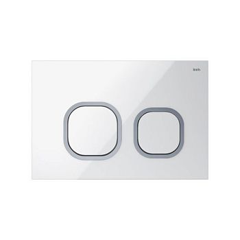 Клавиша смыва IDDIS белая Uniglass 001 (UNG01WCi77)