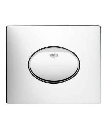 Панель смыва для унитаза GROHE Skate Air горизонтальная (1 режим смыва), хром (38565000), артикул 38565000