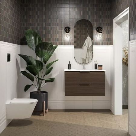 Kerama Marazzi Зеркало CONO овальное 42, черное матовое, артикул CO.mi.P.42\BLK